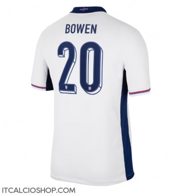 Inghilterra Jarrod Bowen #20 Prima Maglia Europei 2024 Manica Corta